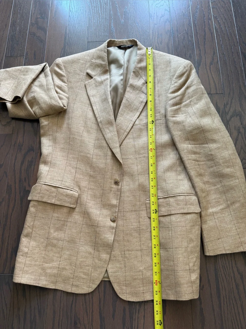BROOKS BROTHERS 100% LINEN Sport Coat Jacket Size 43L